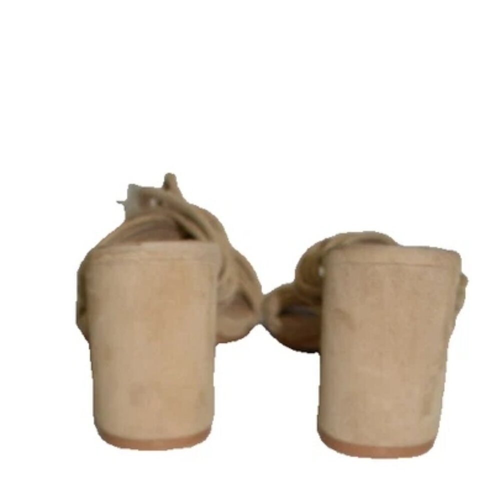 New! Stuart Weitzman Twist Block 75 Suede Mules S… - image 4